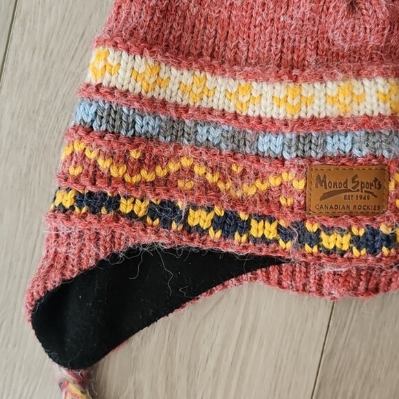 Vintage 🇨🇦 Merkley Wool Blend Ear Flap Toque - Picture 4 of 15